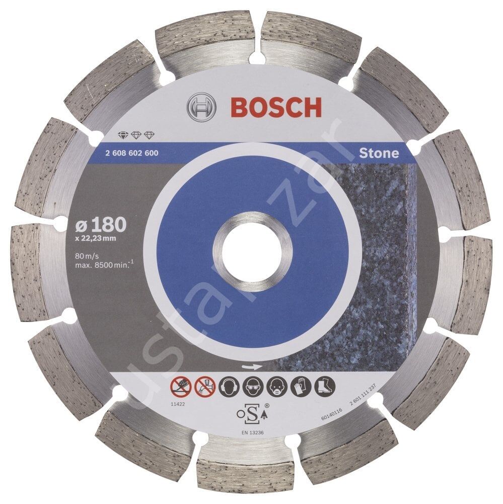 Bosch - Standard Seri Taş İçin Elmas Kesme Diski 180 mm 2608602600