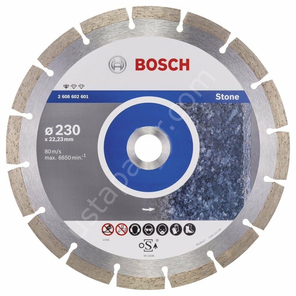 Bosch - Standard Seri Taş İçin Elmas Kesme Diski 230 mm 2608602601