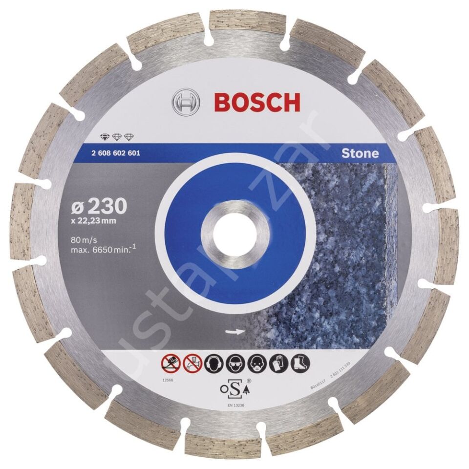 Bosch - Standard Seri Taş İçin Elmas Kesme Diski 230 mm 2608602601