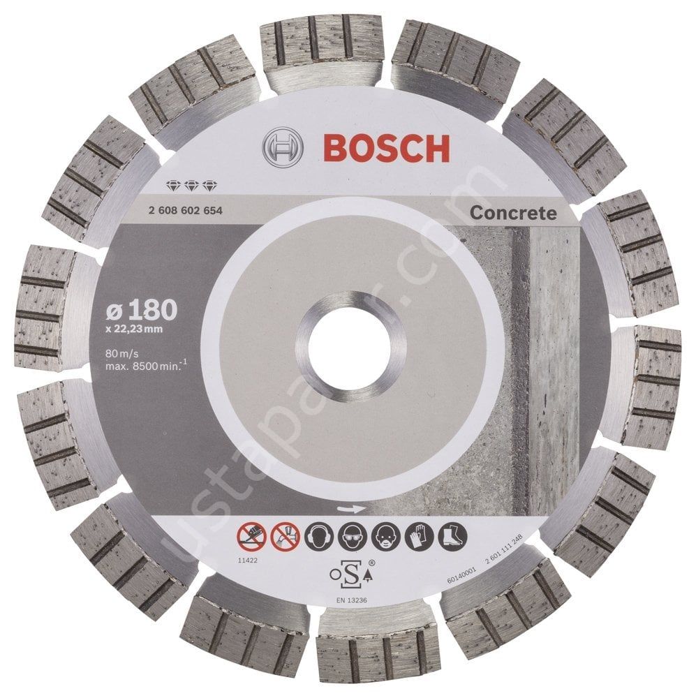 Bosch - Best Serisi Beton İçin Elmas Kesme Diski 180 mm 2608602654