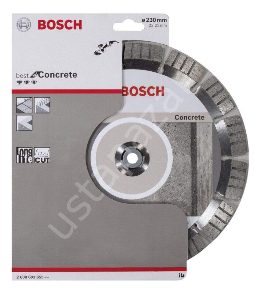 Bosch - Best Serisi Beton İçin Elmas Kesme Diski 230 mm 2608602655