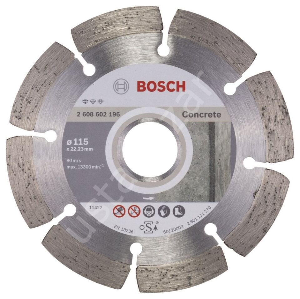 Bosch - Standard Seri Beton İçin Elmas Kesme Diski 115 mm 2608602196