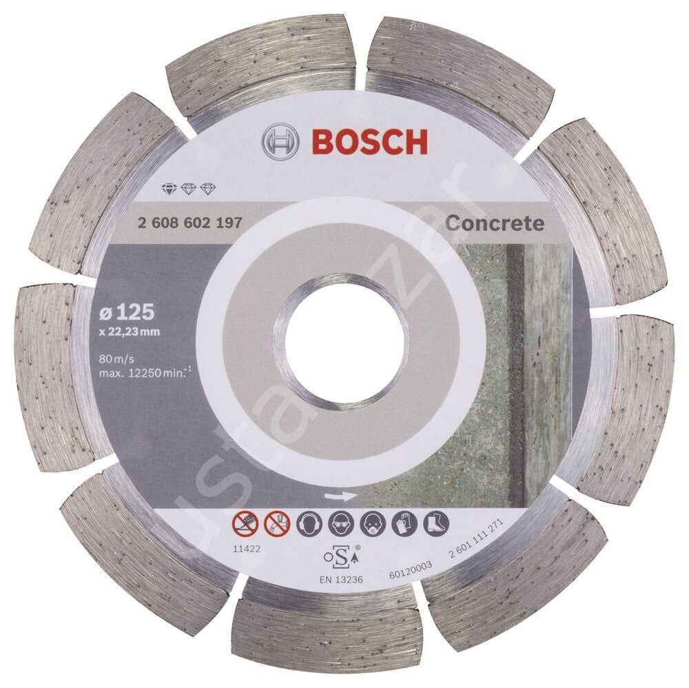 Bosch - Standard Seri Beton İçin Elmas Kesme Diski 125 mm 2608602197