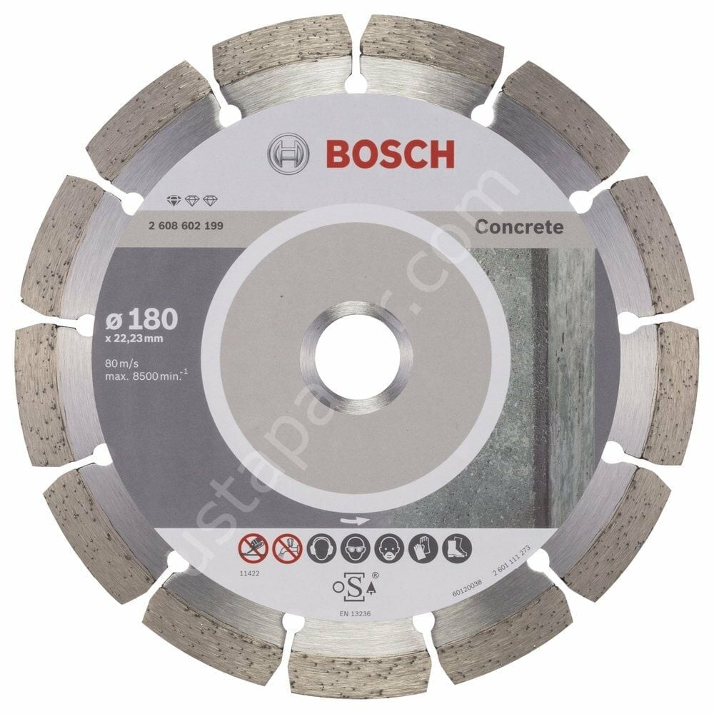 Bosch - Standard Seri Beton İçin Elmas Kesme Diski 180 mm 2608602199