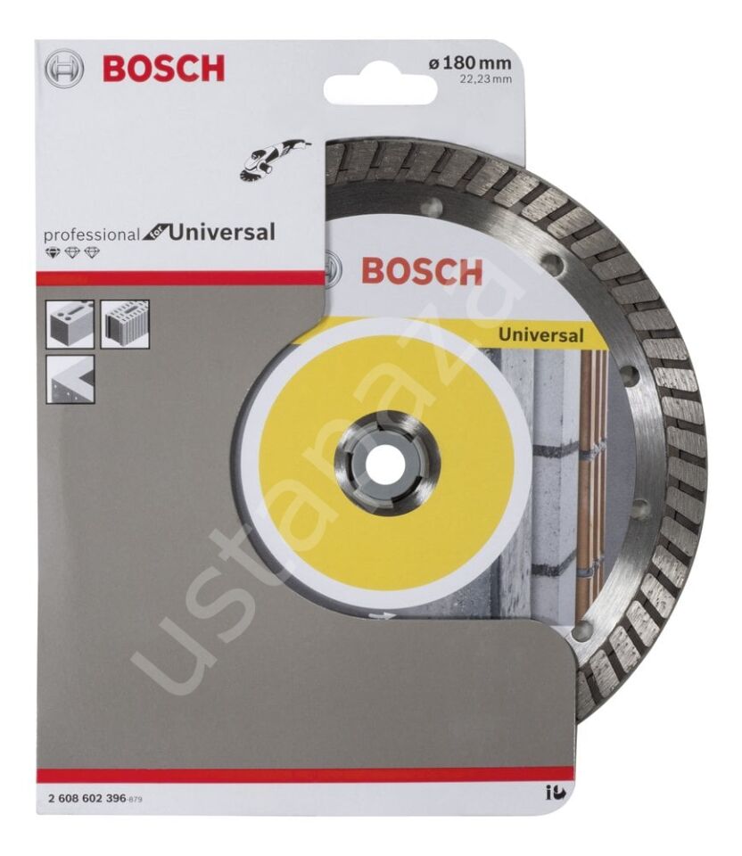 Bosch - Standard Seri Genel Yapı Malzemeleri İçin Turbo Segmanlı Elmas Kesme Diski 180 mm 2608602396