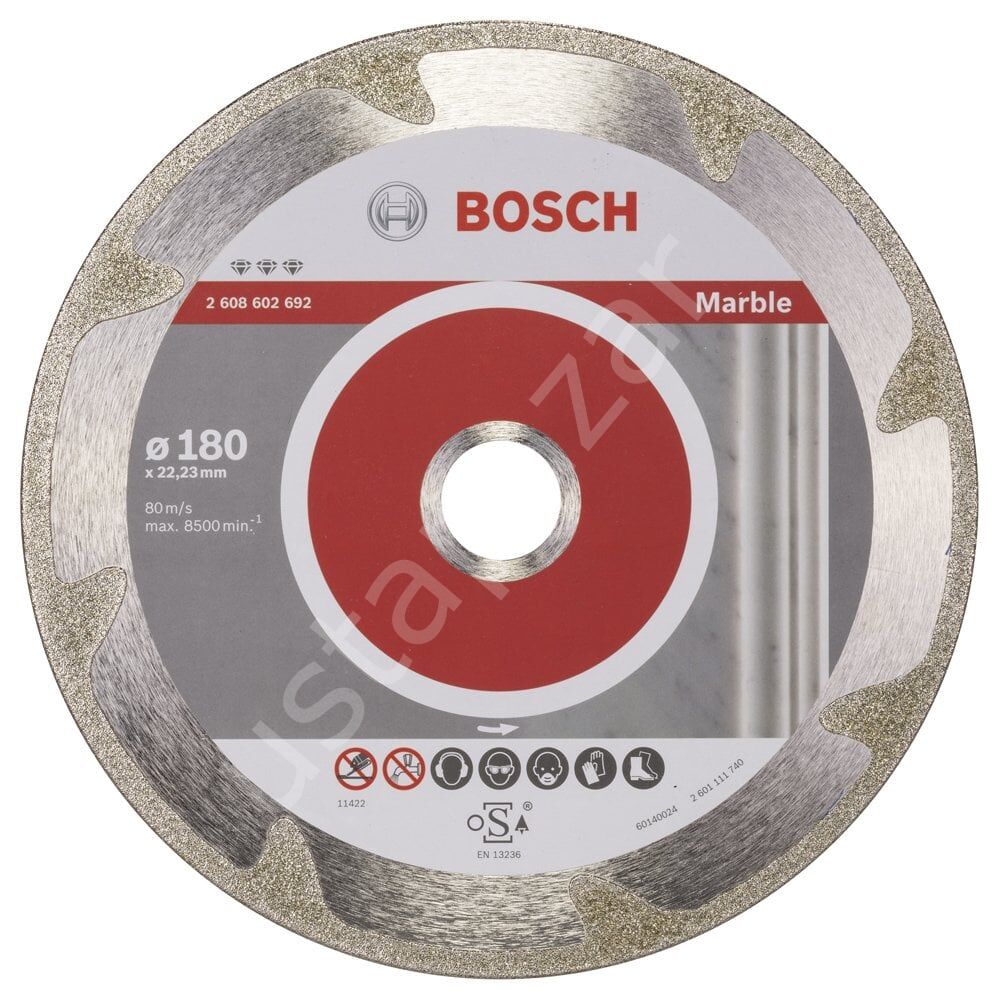 Bosch - Best Serisi Mermer İçin Elmas Kesme Diski 180 mm 2608602692