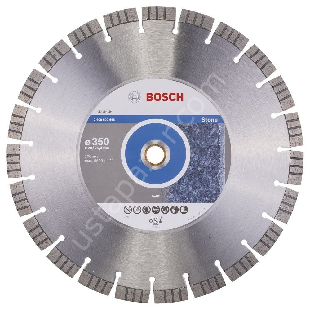 Bosch - Best Serisi Taş İçin Elmas Kesme Diski 350 mm 2608602648