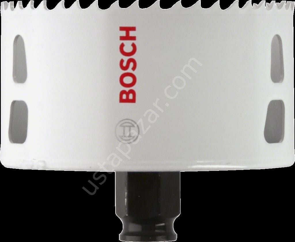 Bosch - Yeni Progressor Serisi Ahşap ve Metal için Delik Açma Testeresi (Panç) 92 mm 2608594236