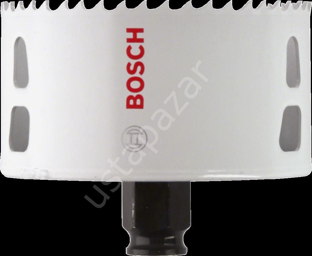 Bosch - Yeni Progressor Serisi Ahşap ve Metal için Delik Açma Testeresi (Panç) 92 mm 2608594236