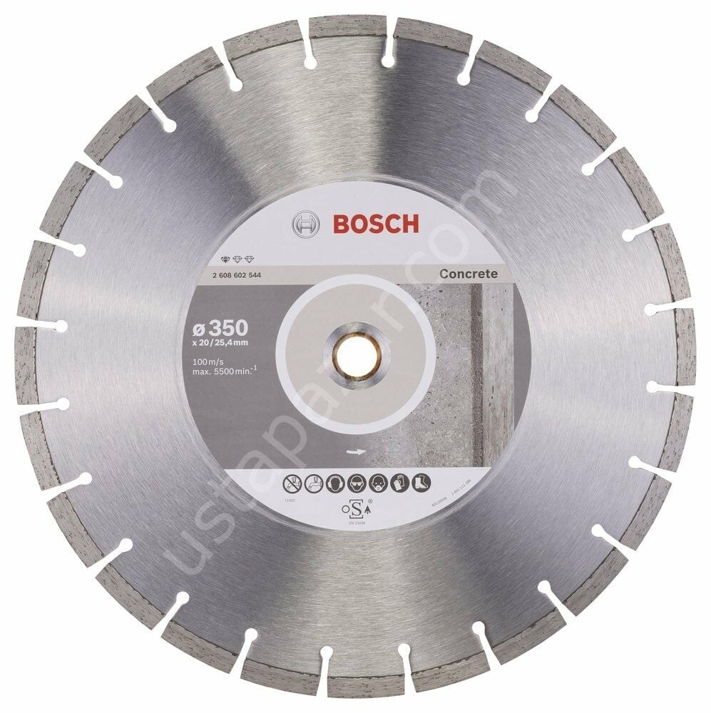 Bosch - Standard Seri Beton İçin Elmas Kesme Diski 350 mm 2608602544