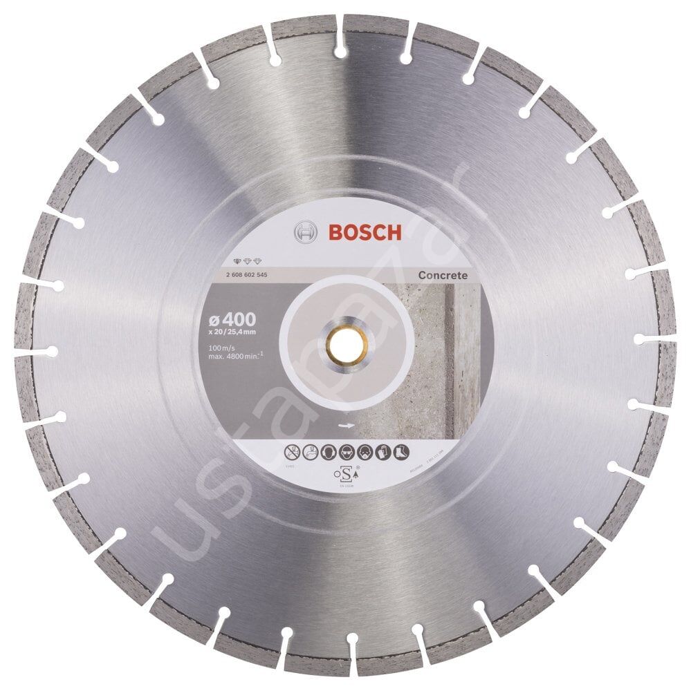 Bosch - Standard Seri Beton İçin Elmas Kesme Diski 400 mm 2608602545