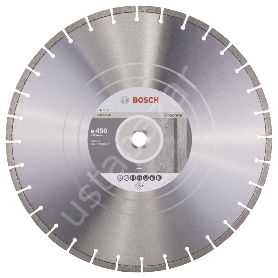 Bosch - Standard Seri Beton İçin Elmas Kesme Diski 450 mm 2608602546