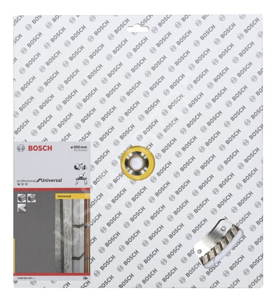 Bosch - Standard Seri Genel Yapı Malzemeleri İçin Turbo Segman Elmas Kesme Diski 350 mm 2608602587