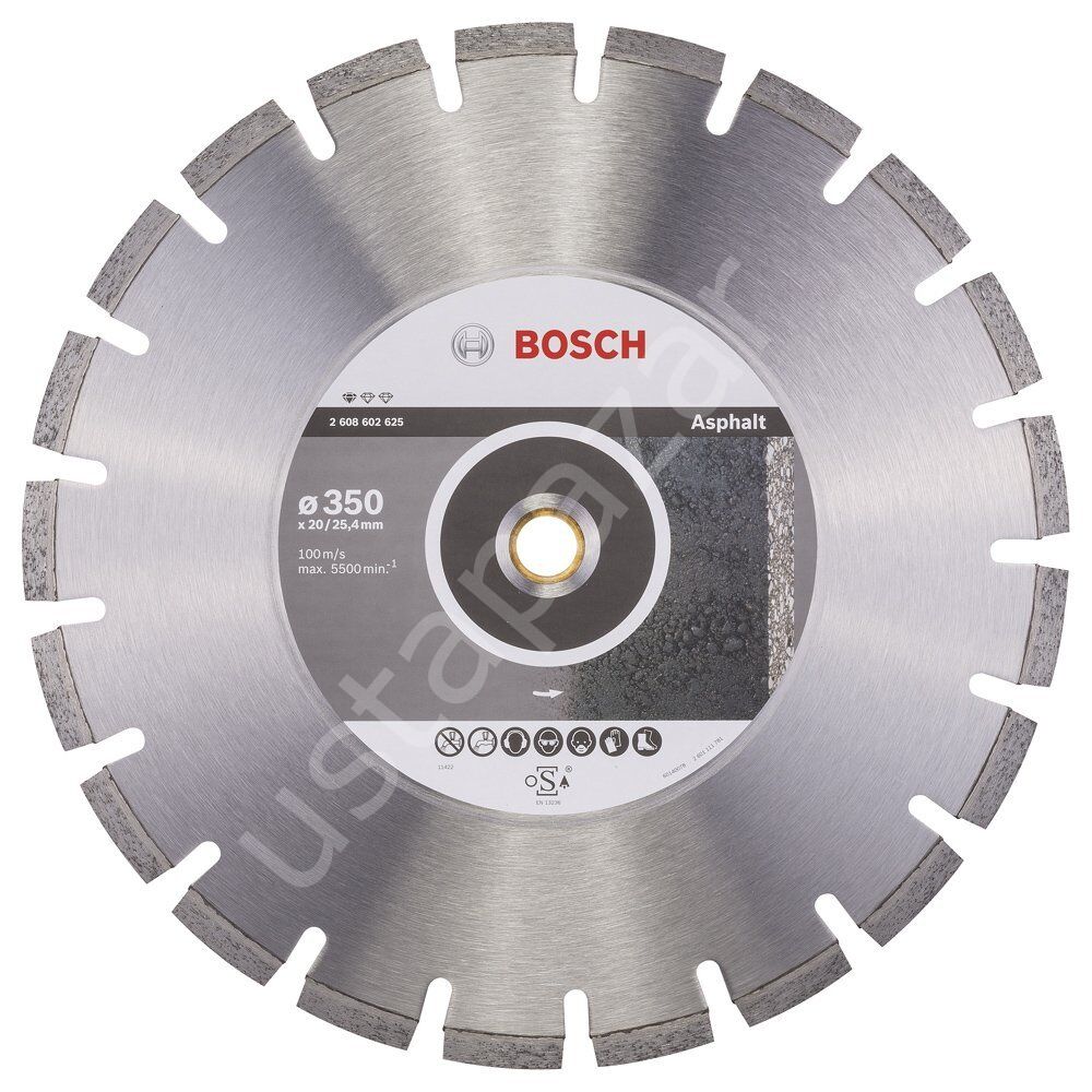Bosch - Standard Seri Asfalt İçin Elmas Kesme Diski 350 mm 2608602625