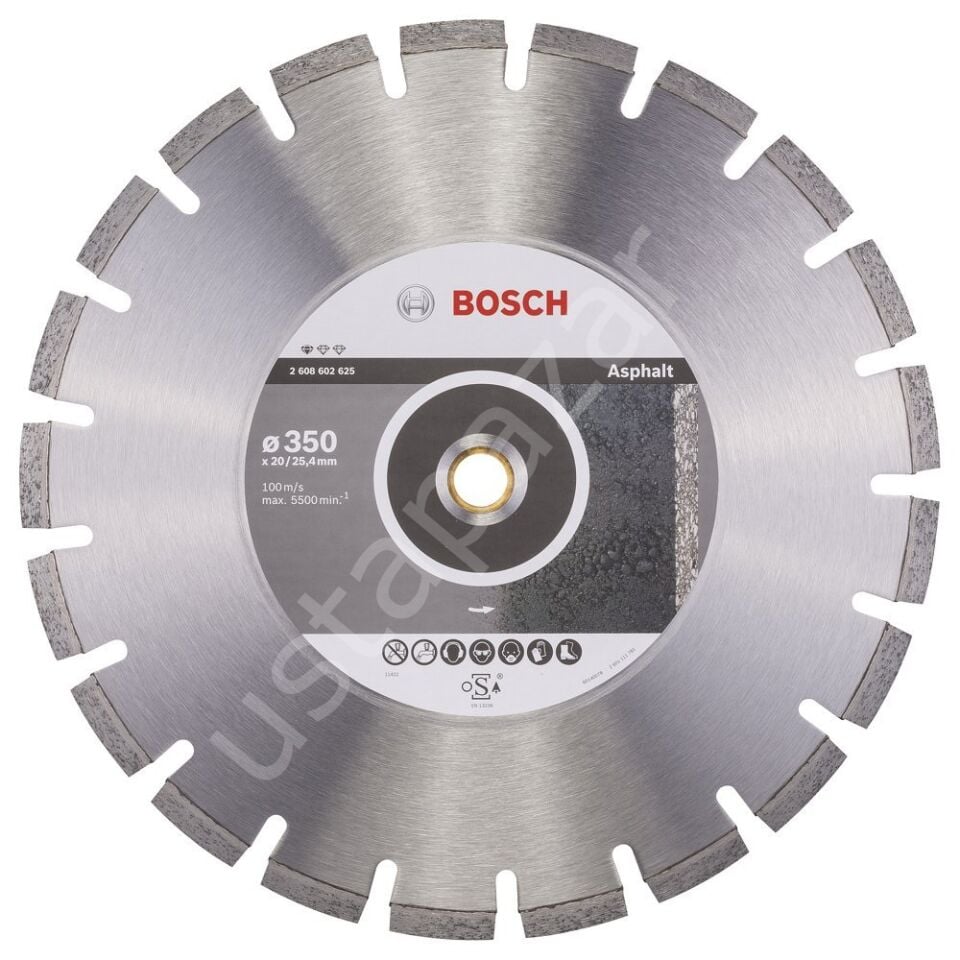 Bosch - Standard Seri Asfalt İçin Elmas Kesme Diski 350 mm 2608602625