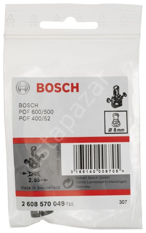 Bosch - 8 mm Penset - POF 500/600 GGS 27/C 2608570049