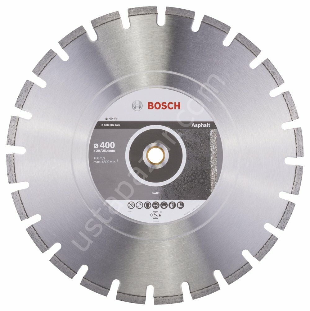 Bosch - Standard Seri Asfalt İçin Elmas Kesme Diski 400 mm 2608602626