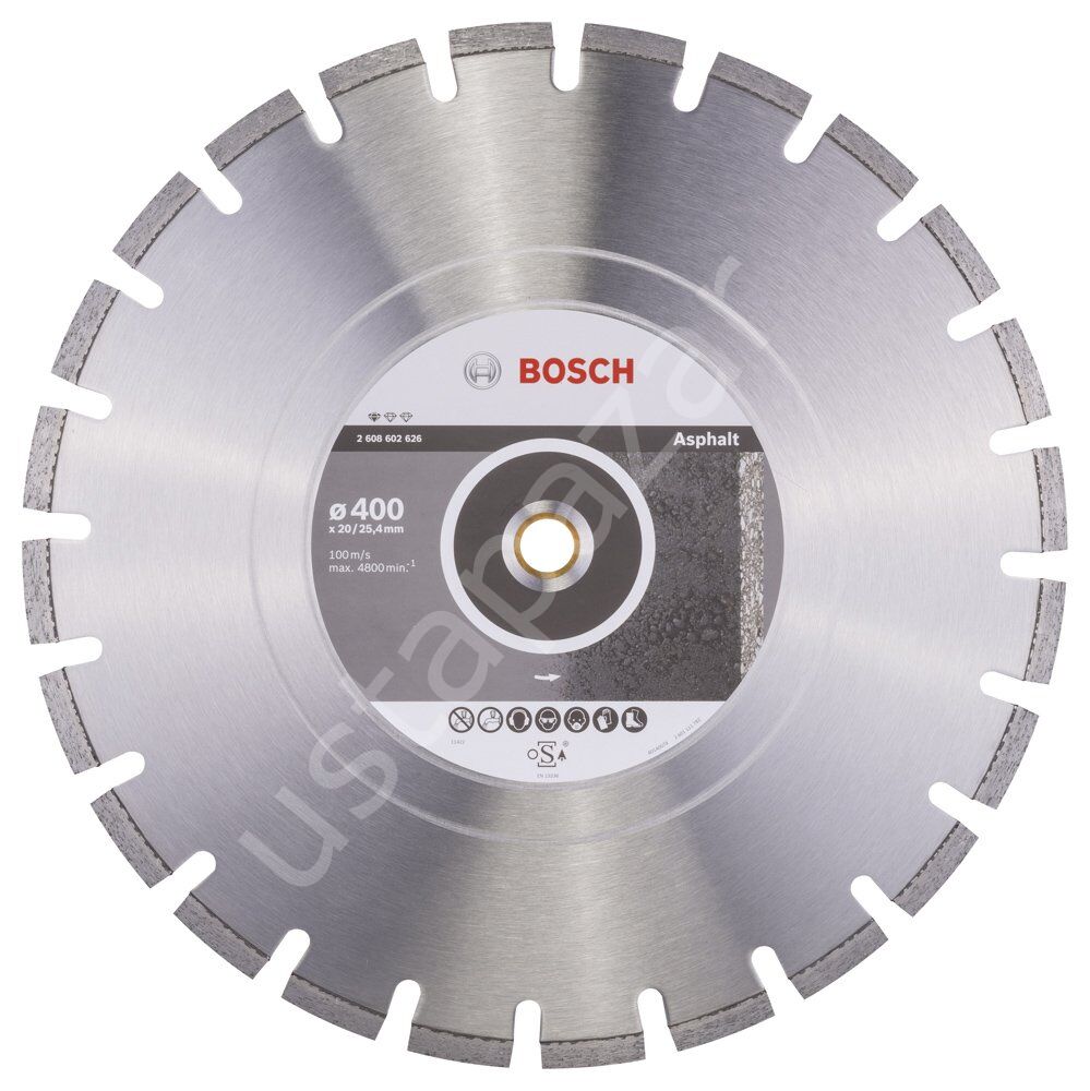 Bosch - Standard Seri Asfalt İçin Elmas Kesme Diski 400 mm 2608602626